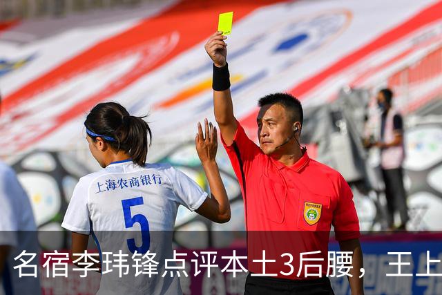 名宿李玮锋点评本土3后腰，王上源难称第一腰，两大新星则有现实困境
